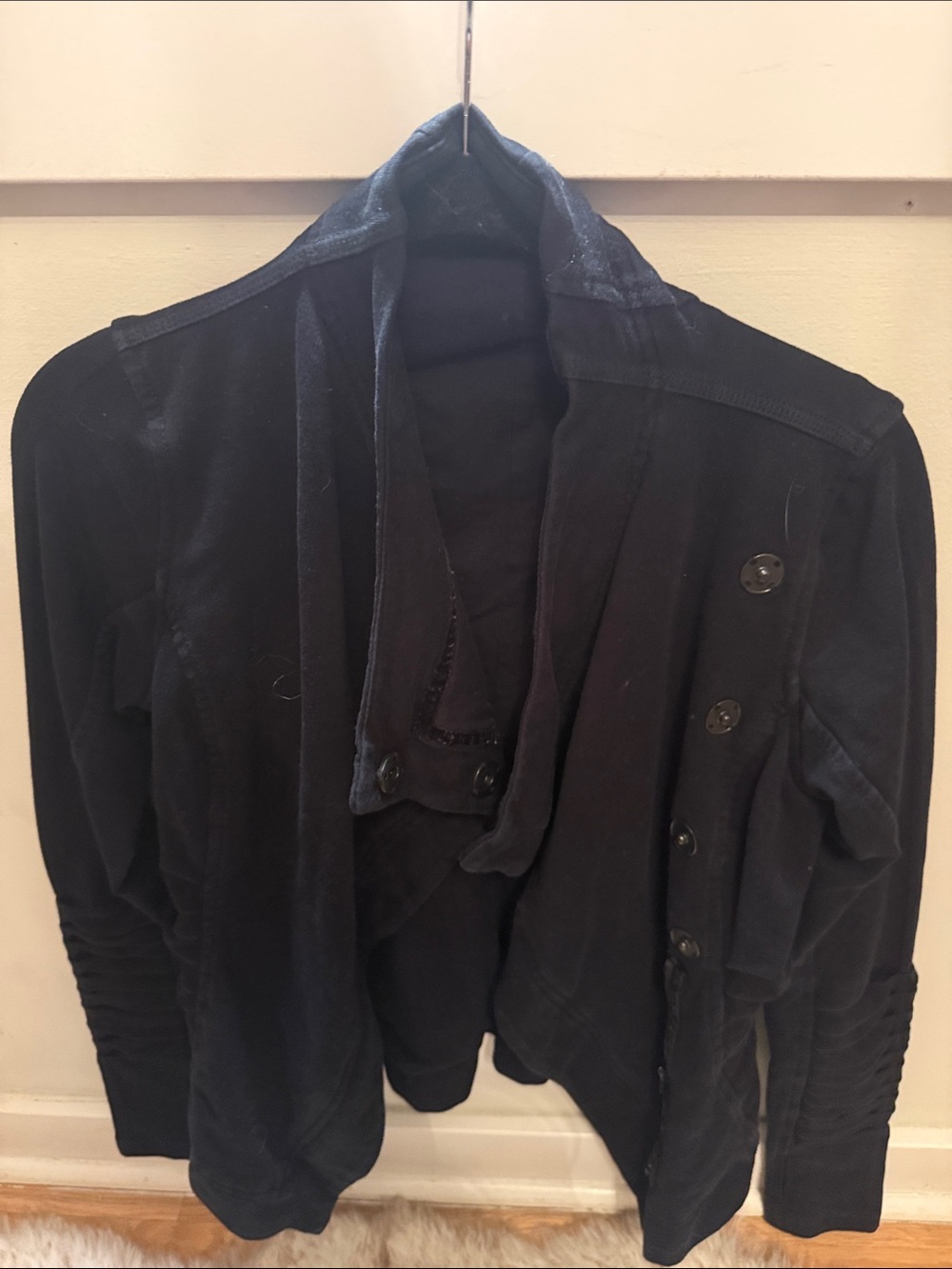 lululemon athletica Black Lightweight Button-Front Shirt Jacket